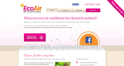 Desktop Screenshot of ecoaircon.com